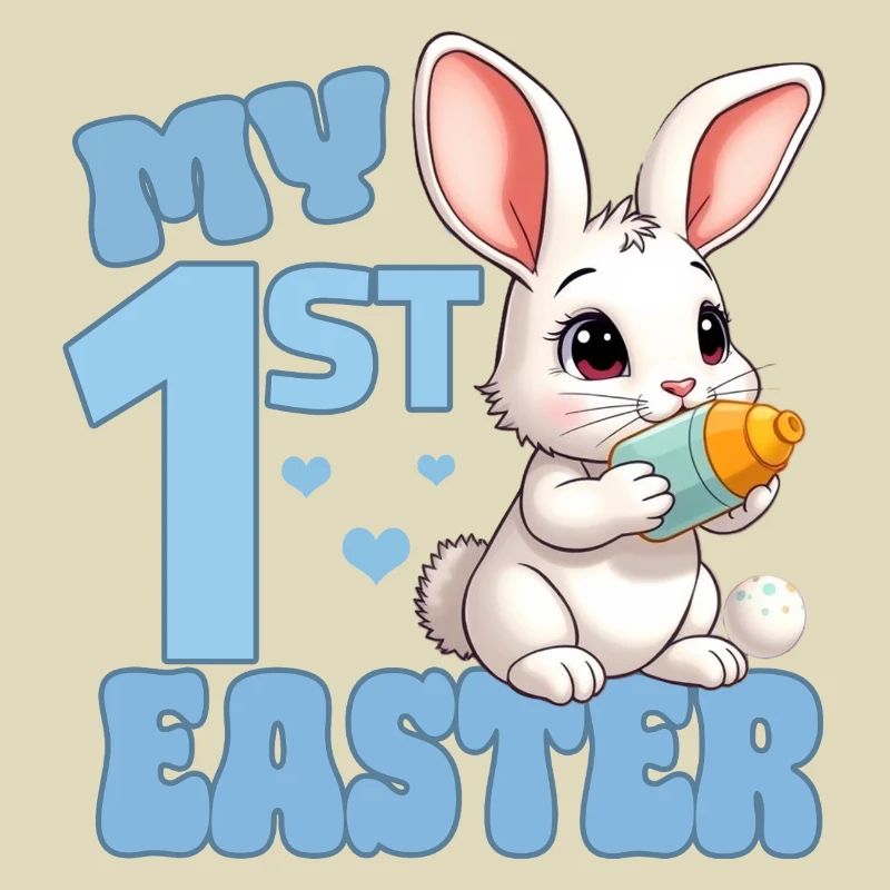 Easter Easter Bunny with Feeding Bottle - First Easter