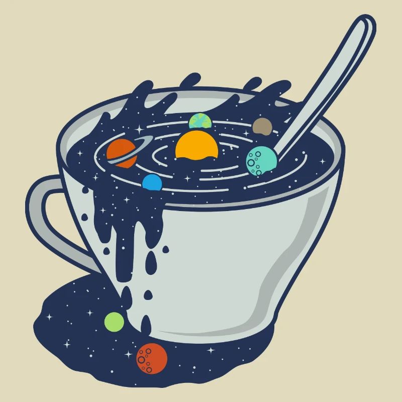 Galaxy Mug / Planet Solar System Gift Idea