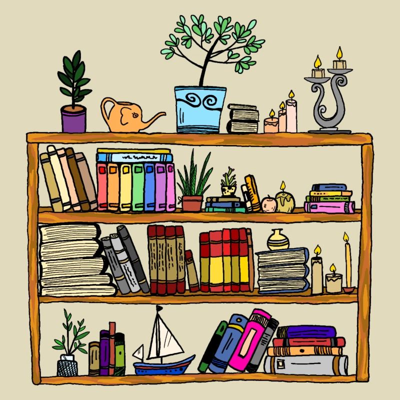 Bücherregal