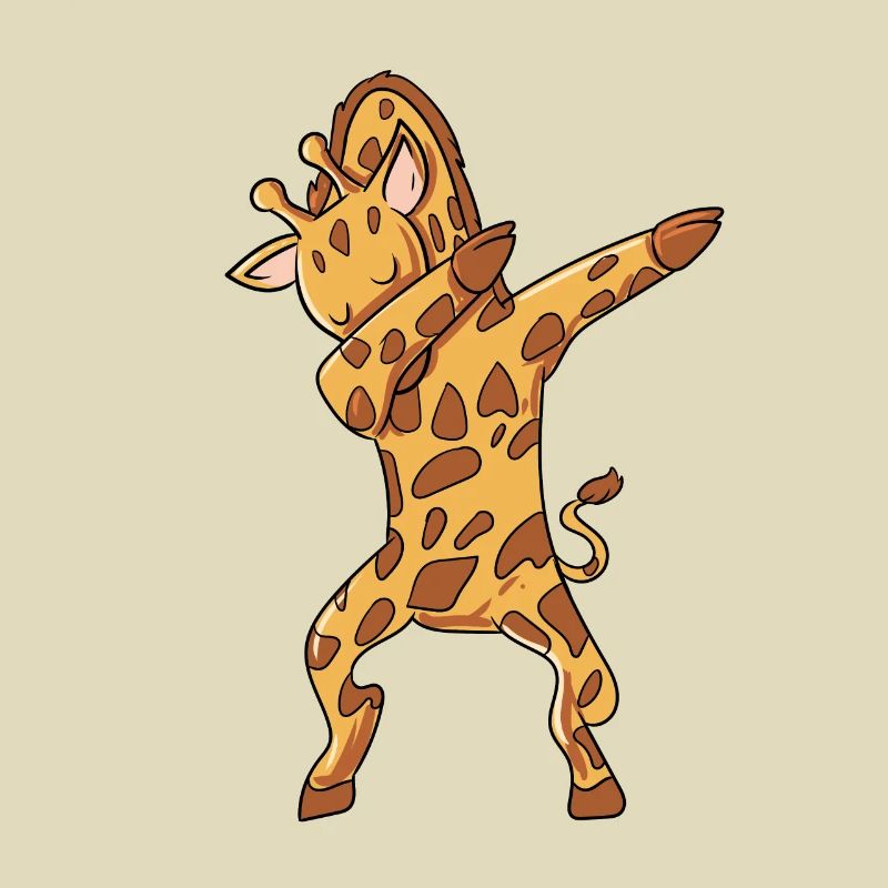 Dabbing Giraffe