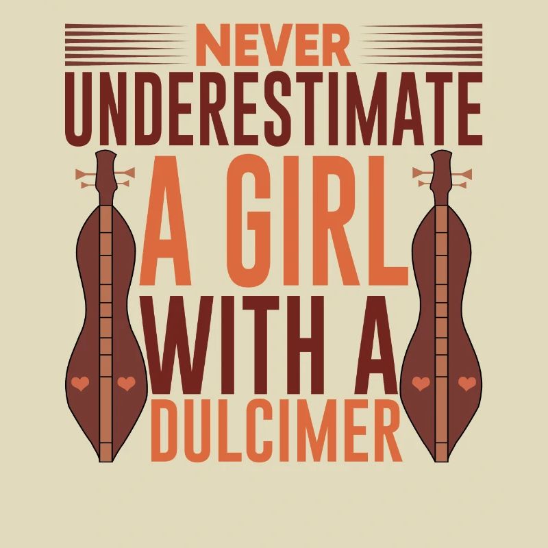 Instrument Dulcimer Mädchen