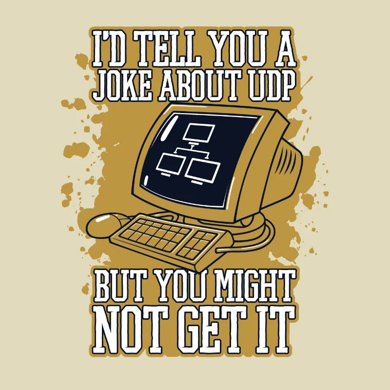 Je vous raconterais une blague sur UDP Developer Coder