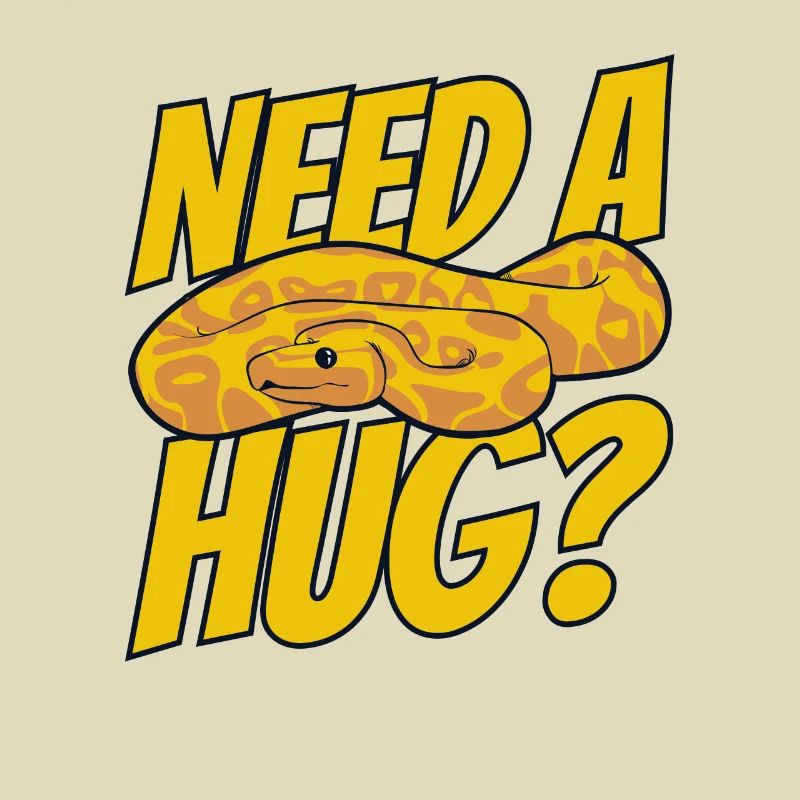 Need A Hug Python Schlange Pythonzüchter Banana