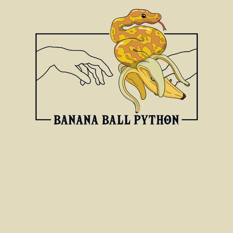 Michelangelo Création d’Adam Banana Ball Python