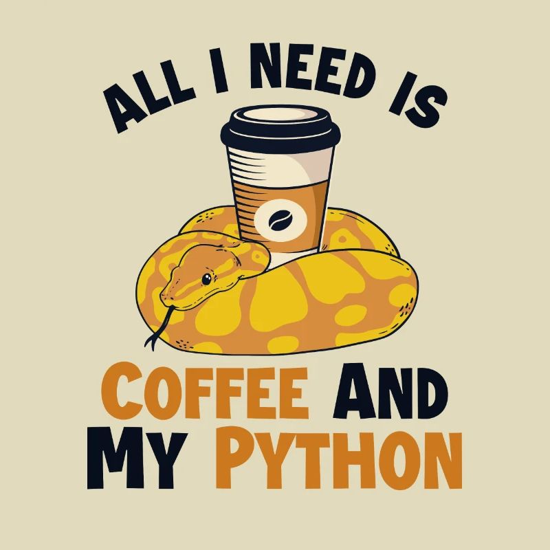Café et Python Python Snake Banana Ball