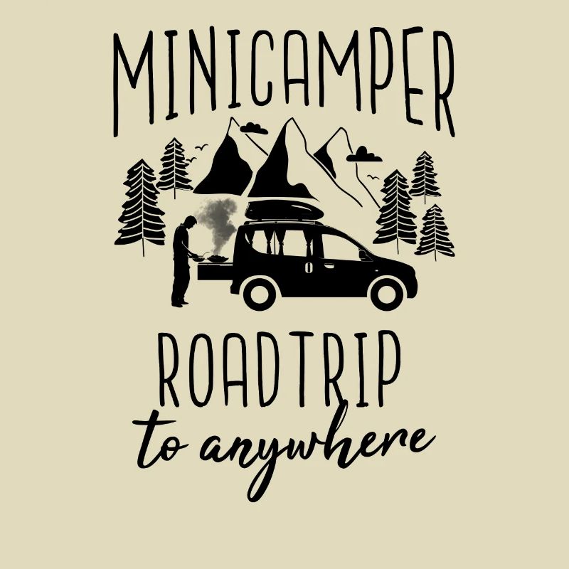 Minicamper Spruch Camping-Camper Microcamper