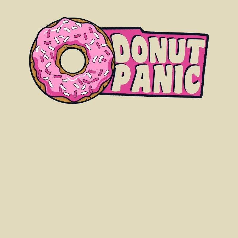 Donut Panic Doughnut Glazed Maker Lover Donut