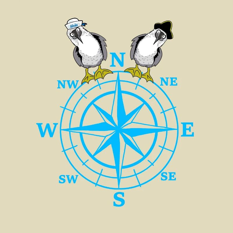 maritim Kompass Möwen Möwe