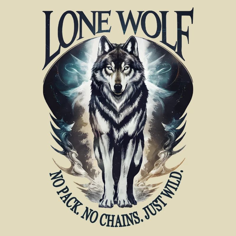 Lone Wolf - No Pack, No Chains, Just Wild