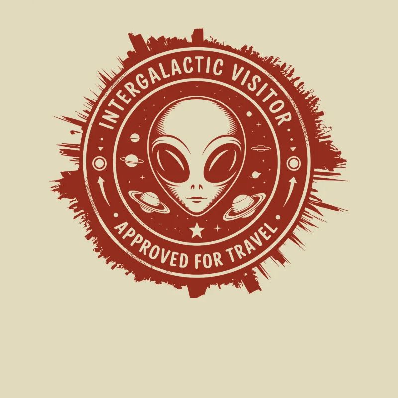 Visiteur intergalactique – Conception de timbres depuis l’espace