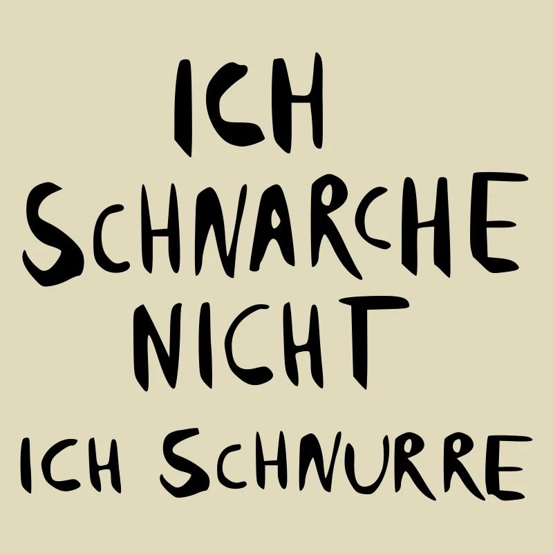 ich schnarche nicht - ich