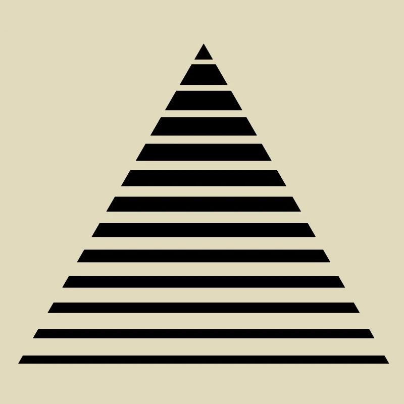 Triangle de lignes