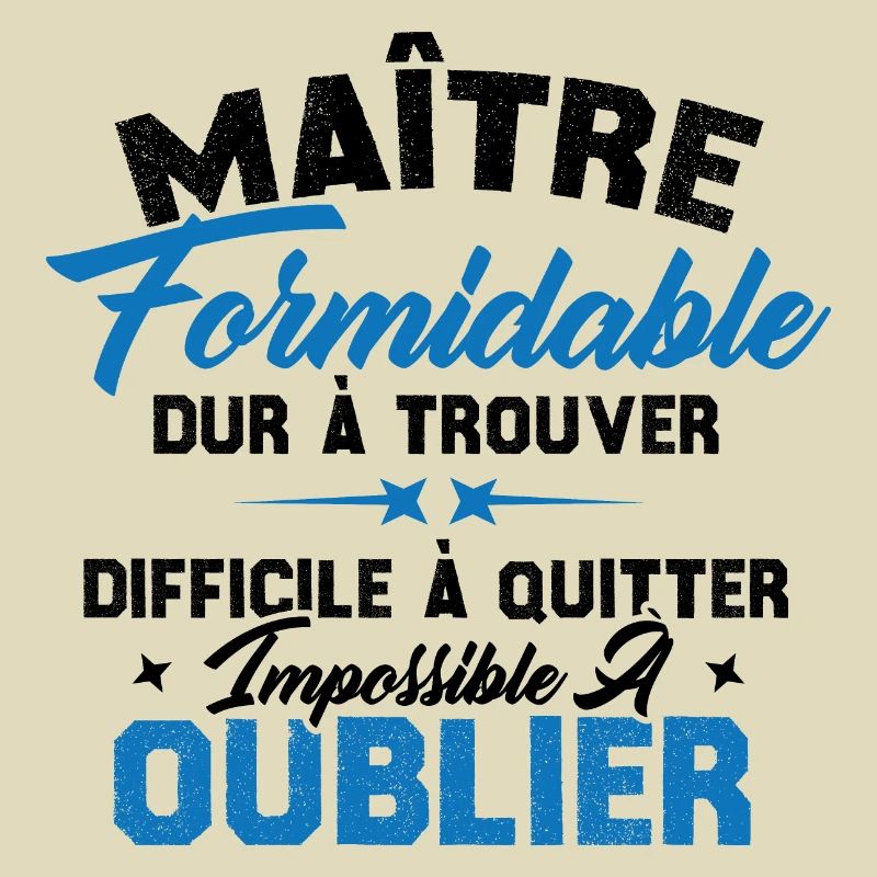 Maître Formidable Idée Cadeau Maître D'école