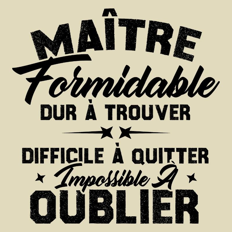 Maître Formidable Idée Cadeau Maître D'école
