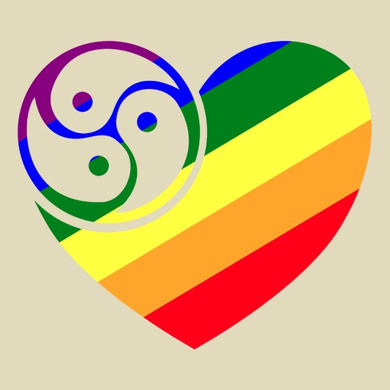 Regenbogen Triskelenherz