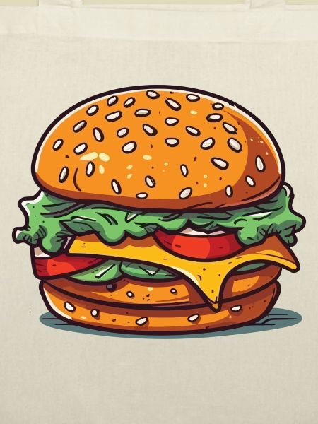 Ein riesiger Burger