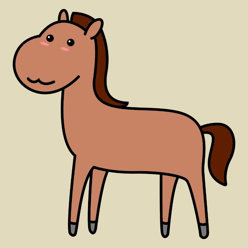 Pferd Comic Tier