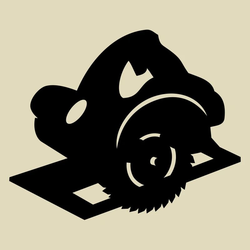 Saw Shadow - 1 color vector