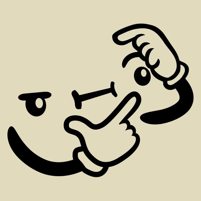 Conception de réflexion visage