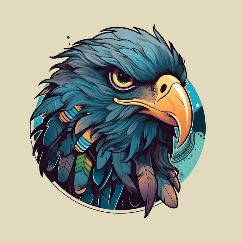 Eagle Raven Crow Vector Image