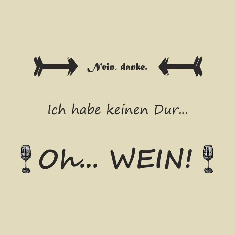 Durst, schwarz