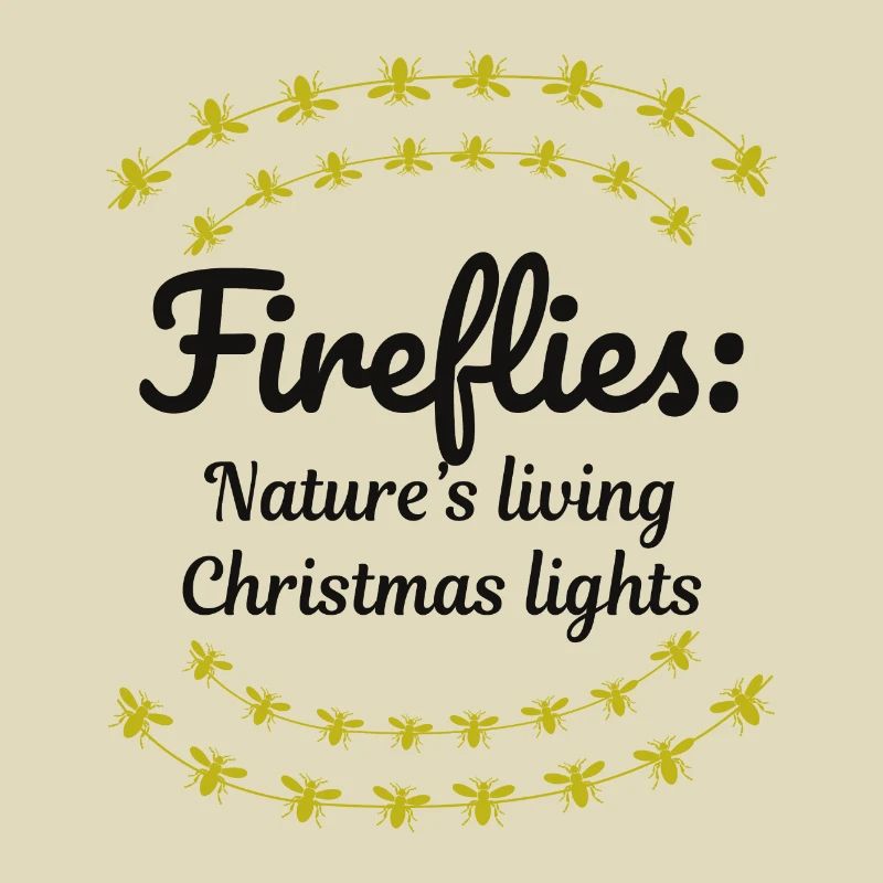 Fireflies Firefly Lightning Bug Insect Christmas