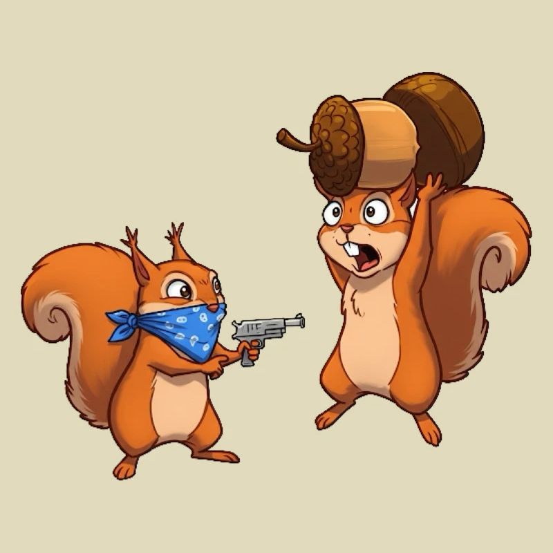 Eichhörnchen-Bandit