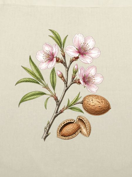 Blüte der rosa botanischen Mandel
