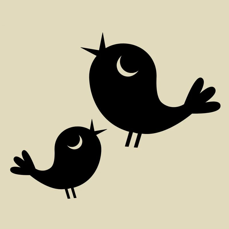 Vögelchen beim Twittern