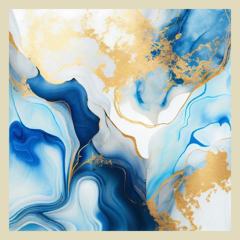 Blauer moderner Marmor