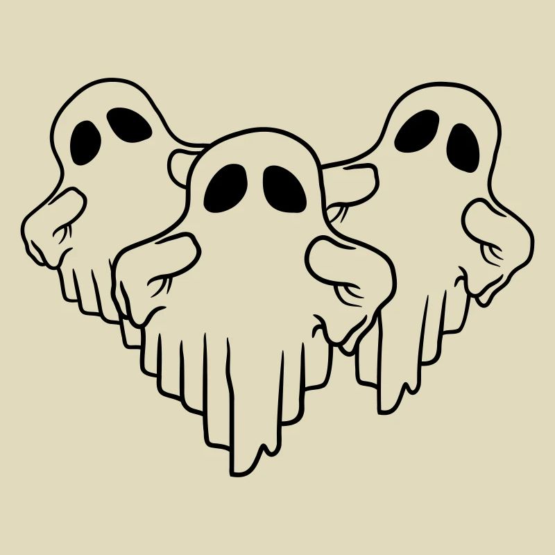 Team 3 funny ghosts