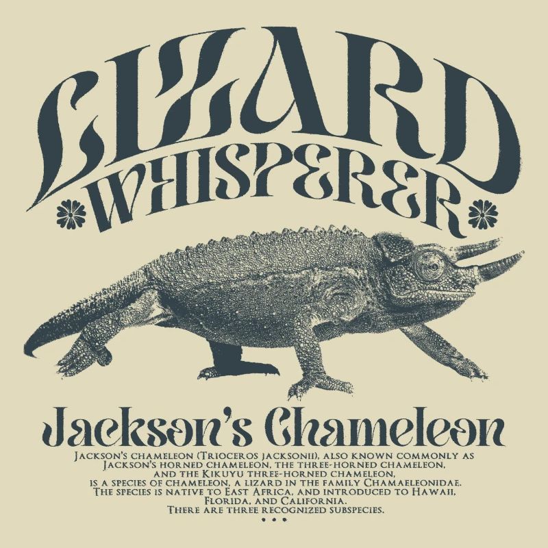 Jackson's Chamäleon Echsenflüsterer