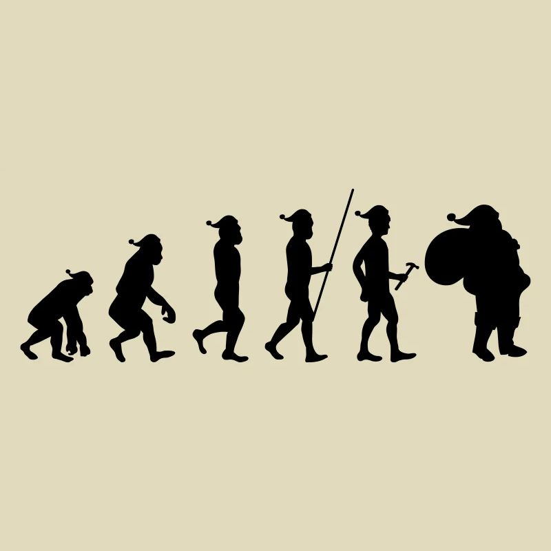 evolution Santa Santa Santa Santa Hut