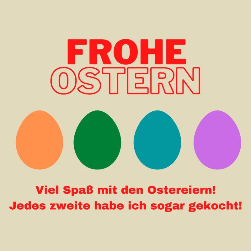 Rohe Oster Eier