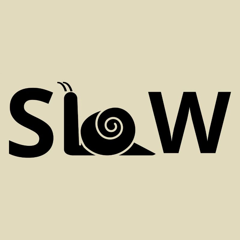 Langsame Schnecke