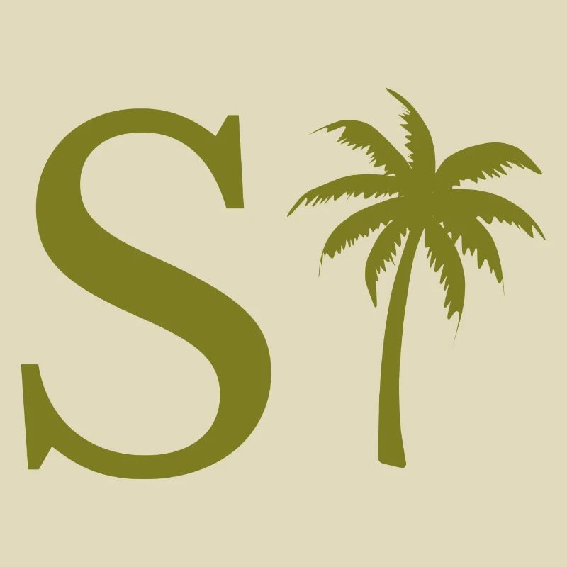 Lettre s vert Palm