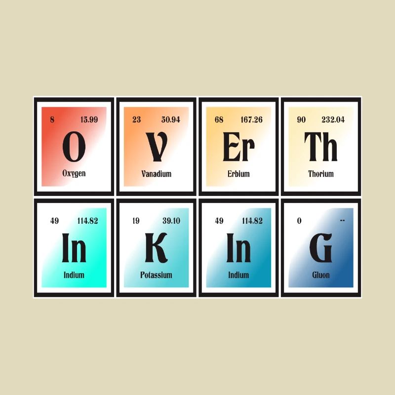 Overthingking | Periodensystem der Elemente