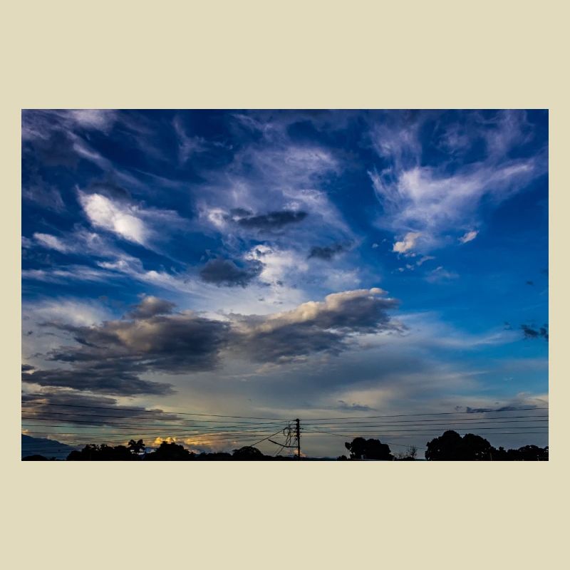 the sky