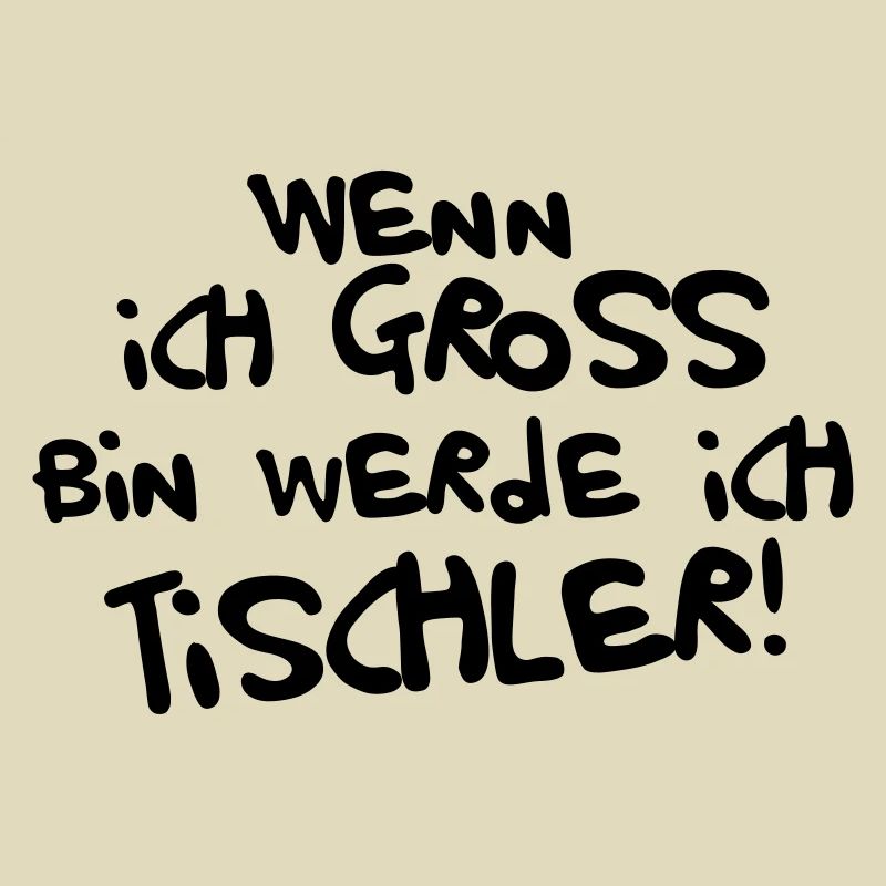 Ich werde Tischler