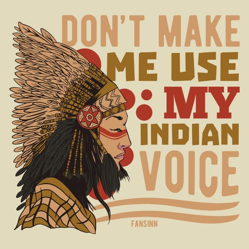 Ne me faites pas utiliser ma voix indienne