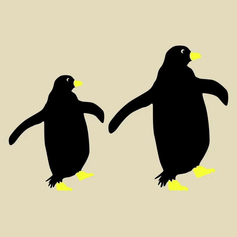 pinguin silhouette 2
