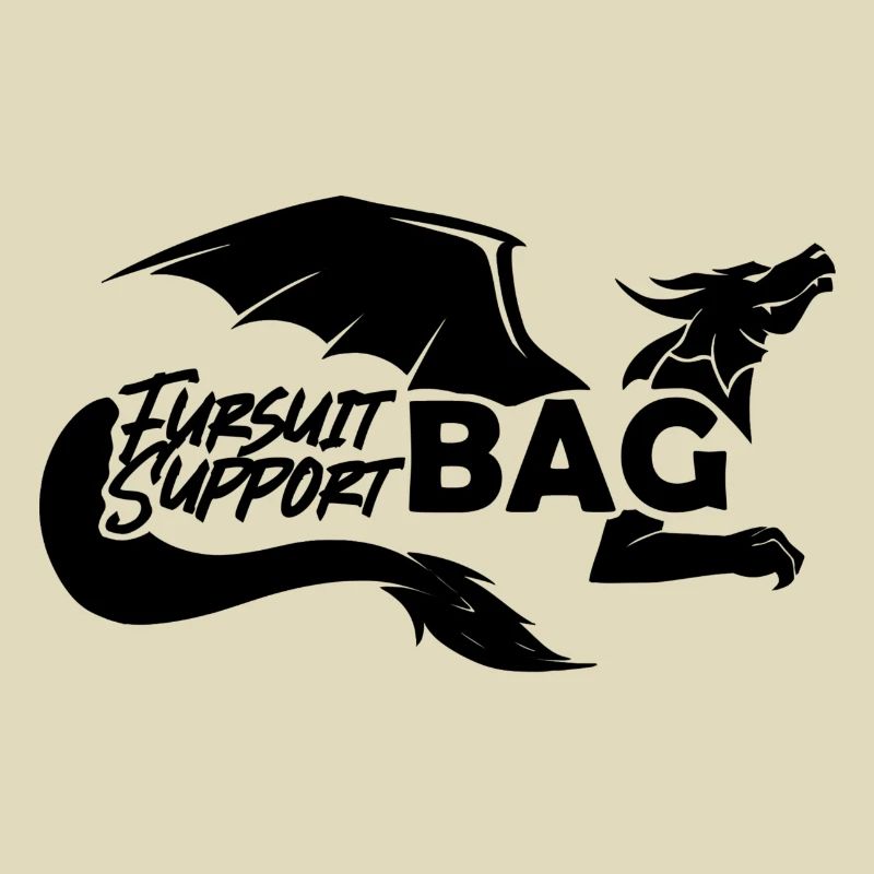 Fursuit Support Tasche Drache