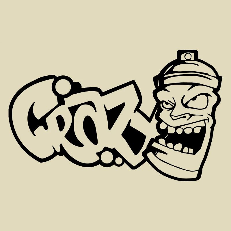 crazy graffiti Spraydose