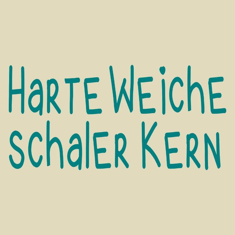 Harte Weiche Schaler Kern