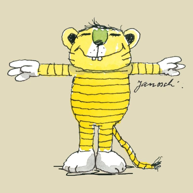 Janosch Tiger Pose