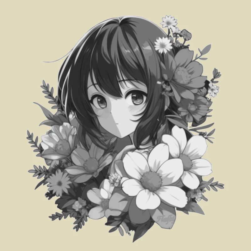 Mädchen mit Blumen 🌸 - 2