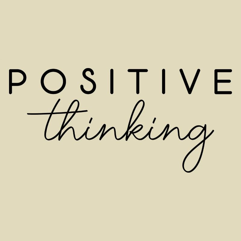 Positive thinking thinking saying English script