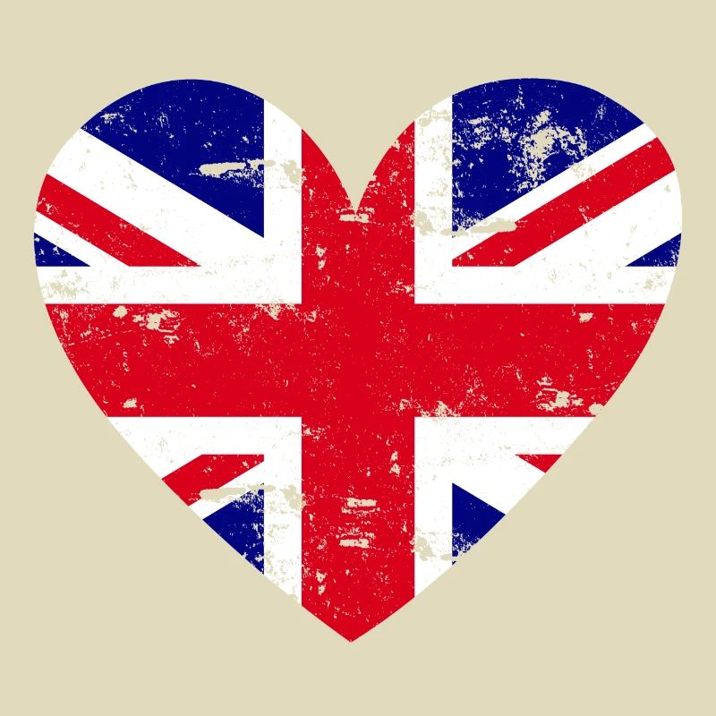 Flaggenherz British Flag