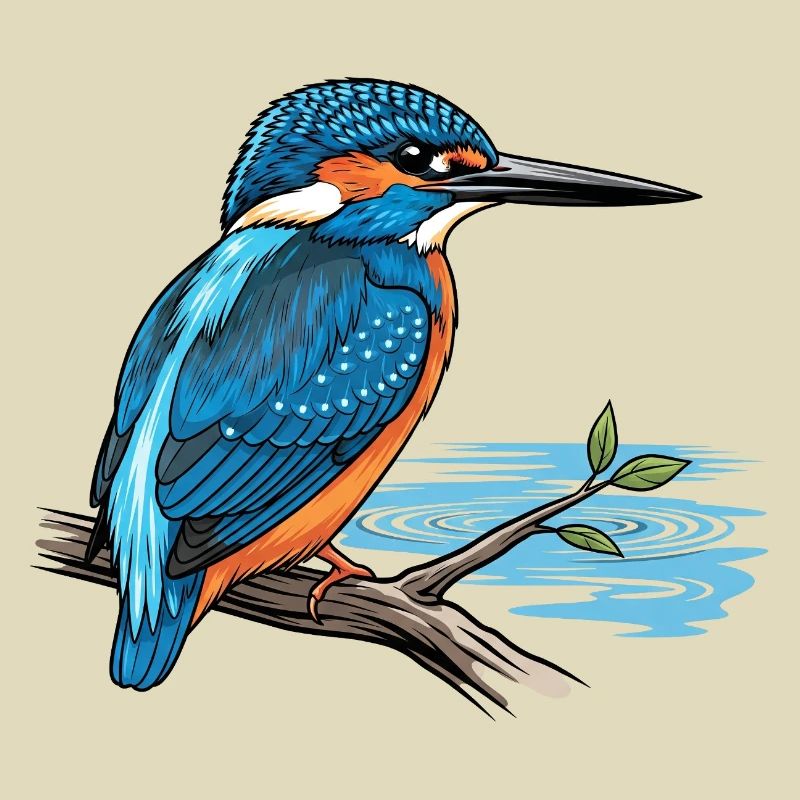 Eisvogel Alcedo Atthis