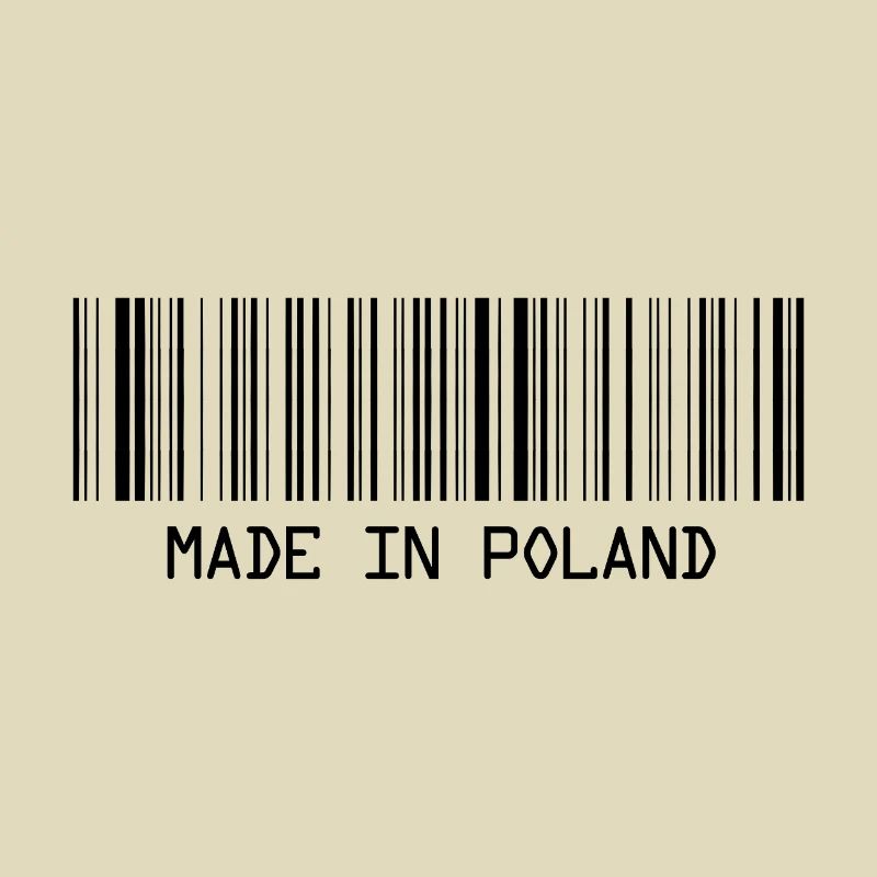Fabriqué en Pologne - Pologne - Pologne - Code-barres - Dash